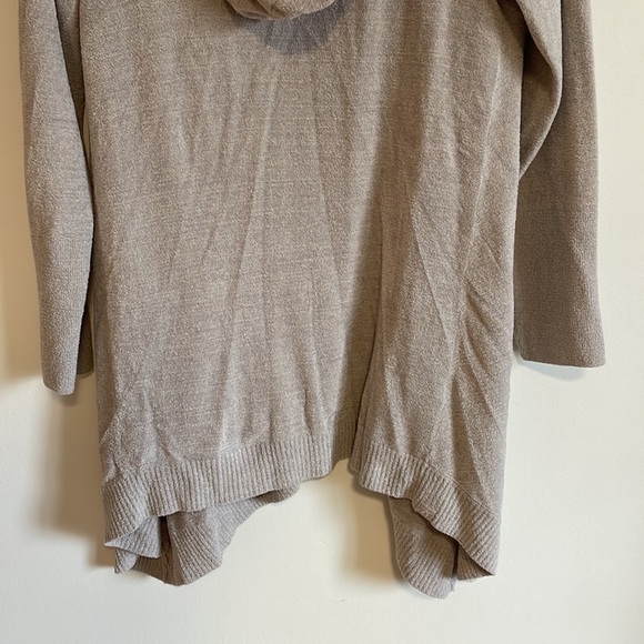 Barefoot Dreams Cardigan Cozy Chic Ultra Lite XS Gray Hood Soft Leisure Pajama - Picture 11 of 14